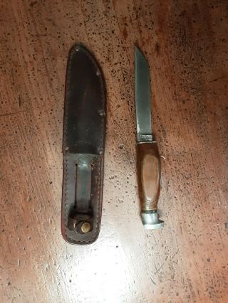 Vintage Ka - Bar Knife With Leather Sheath