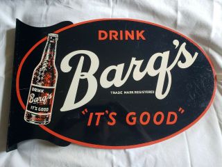 Rare Vintage " Drink Barq 