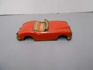 Vintage Japan Tin Toy Friction Car Body 6” Kaiser Darrin?