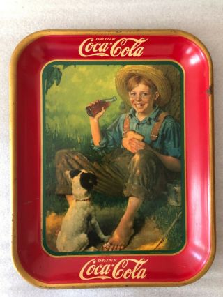 , Vintage,  1931 Coca - Cola Serving Tray,