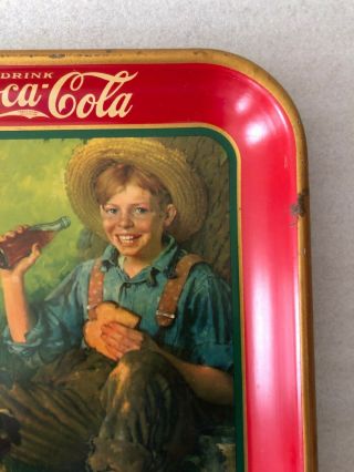 , Vintage,  1931 Coca - Cola Serving Tray, 3