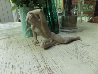 Vintage 1955 George Quaintance Male Nude Naked Gay Statue Figure Mid Century