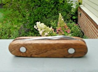 Victorinox Bantam Knife - Handmade Sapele Scales 2