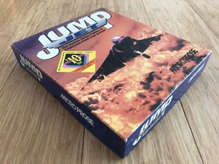 1992 Jump Jet Pc Vintage Computer Game Complete 3.  5 " Disks (3 Disks) Microprose