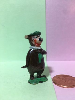 Marx Tv Tinykins Yogi Bear Plastic Figure Hanna Barbera Cartoon Character