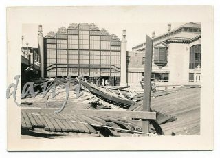 View Down Hurricane Boardwalk To Casino At Asbury Park Nj 1944 Photo