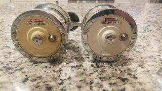 Vintage Garcia Mitchell 624 And 622 Salt Water Fishing Reels Made In France