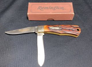 Vintage 1991 Remington Umc Usa R1178 Baby Trapper Folding Bullet Knife