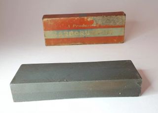 Vintage Carborundum 6 X 2 X 1 Combination Knife Sharpening Stone Hone