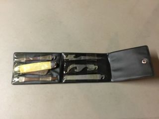 Vintage Interchangeable Pocket Multi - Blade Knife Set Made In Japan,  Very Handy