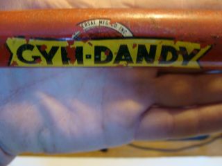 Vintage GYM DANDY SWING SET STORE DISPLAY - - so cool - - 2