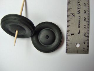 Toy Hard rubber wheel NOS 1 - 7/16 