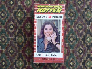 Phoenix Candy Box 8 Julie Mrs.  Kotter Vintage 1976 Welcome Back Kotter