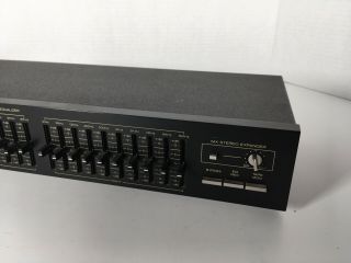Vintage Realistic Ten Band Stereo Frequency Equalizer - Model 31 - 2018A 3