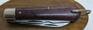 Vintage Colonial Prov.  Usa Electricians/linesman Pocket Knife