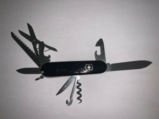 Victorinox Black Huntsman Swiss Army Knife