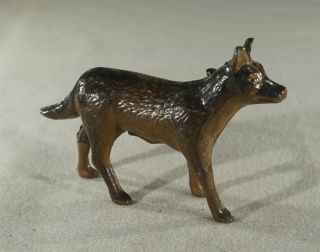Vintage Antique Lead Toy Animal Figure Dog (inv.  No.  6024)