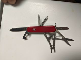 Victorinox Deluxe Tinker Swiss Army Knife No Hook,