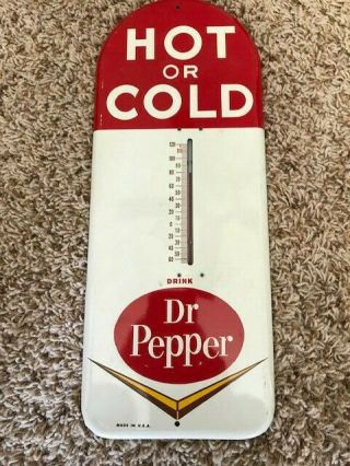 Vintage Dr.  Pepper Thermometer,  Coke And Soda Memorabilia