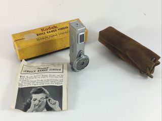 Vintage Kodak Service Range Finder - With Pouch & Instructions