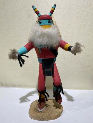 Vintage Navajo Hand Carved Kachina Doll " Hornet " By M.  S.