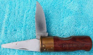 Vintage Winchester 12 Guage Shotgun Shell Folding Pocket Knife Japan 2