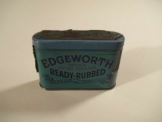 Vintage Edgeworth Ready - Rubbed Tobacco Tin Rare Short Version