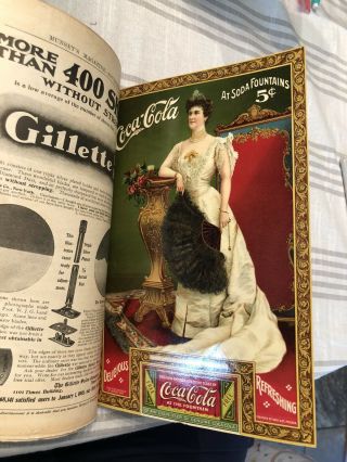 Rare July 1905 Coca - Cola " Un - Cut " Lillian Nordica Coupon Ad Vintage The Munsey