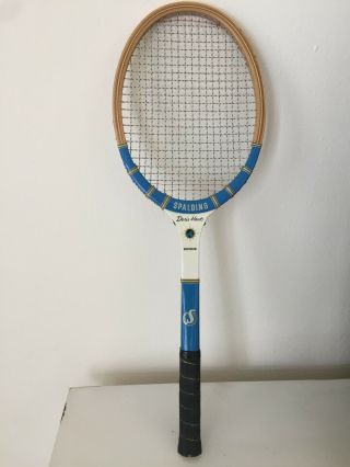 Vintage Spalding Doris Hart Monogram Tennis Racquet