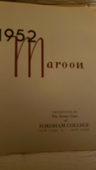 G.  Gordon Liddy,  1952 Maroon,  Fordham University Yearbook.  Watergate 2