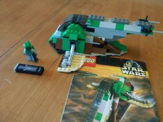Lego Star Wars Slave 1 (7144) Complete With Instructions,  Pre - Owned