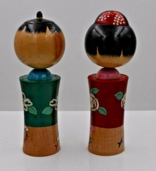 Vintage Hand Painted Japanese Kokeshi Wooden Doll 6 