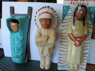 Vintage Plastic Indian Toys From St Labre Indian School 1960 