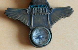 Late 1800s/early 1900s Hart Parr Tractor Co Watch Fob - Whitehead & Hoag Compass