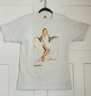 Rare Vintage Estate Of Marilyn Monroe 1989 Sz L T Shirt Keywest 7 Yr Itch ☆wow☆