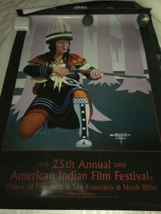 American Indian Film Festival 1975 - 2000 Poster Noah Billie