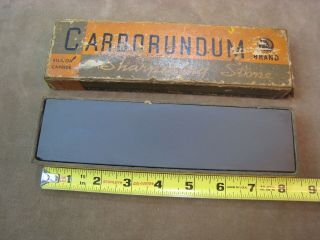 Vintage Carborundum Brand No.  108 Silicon Carbide Sharpening Stone 8 X 2 X 1