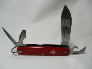 Imperial Official Boy Scouts Of America Folding Knife / Opener - Red