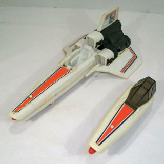 Vintage Mattel Battlestar Galactica Colonial Viper With Extra Part From 1978