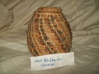 Vintage Native American Indian (western Apache Or Yavapai) Basket