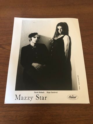 Mazzy Star - David Roback & Hope Sandoval Vintage 8x10 Press Photo