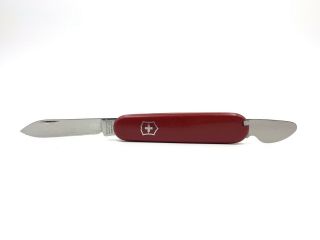 Victorinox Watch Case Opener Swiss Army Pocketknife Red Scales