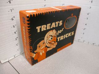 Melville Confections 1950s Halloween Store Display Candy Box Witch Mask 80ct Bag