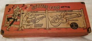 Vintage 1959 Mattel " Strum Fun Getar " Toy