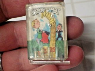 Vintage Miniature Pocket Dexterity Game Pocket Pinball Jackpot Usa Made