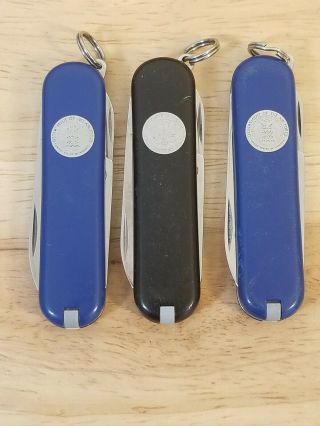 3 Victorinox Classic Sd 58mm Swiss Army Knives - Air Force & Army