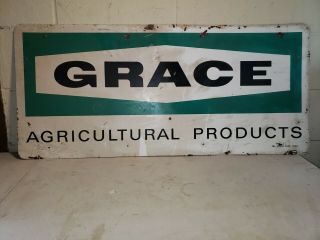 1952 Grace Agricultural Advertising Sign Country Store