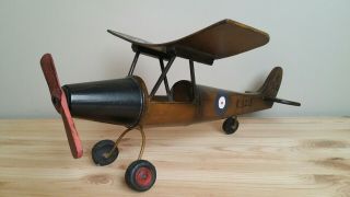 World War 2 Wwii Japanese Fighter Airplane K 3215 Brown Wooden Metal Vintage