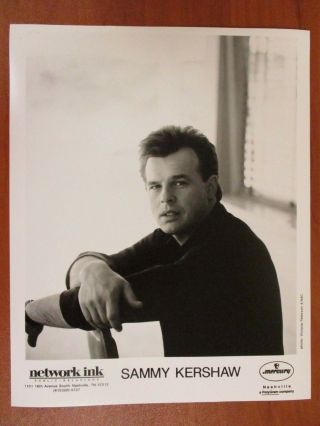 Vintage Glossy Press Photo Country Musical Artist Sammy Kershaw 4/94