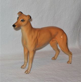 Vtg Beswick Greyhound Dog Jovial Roger Porcelain Figurine England